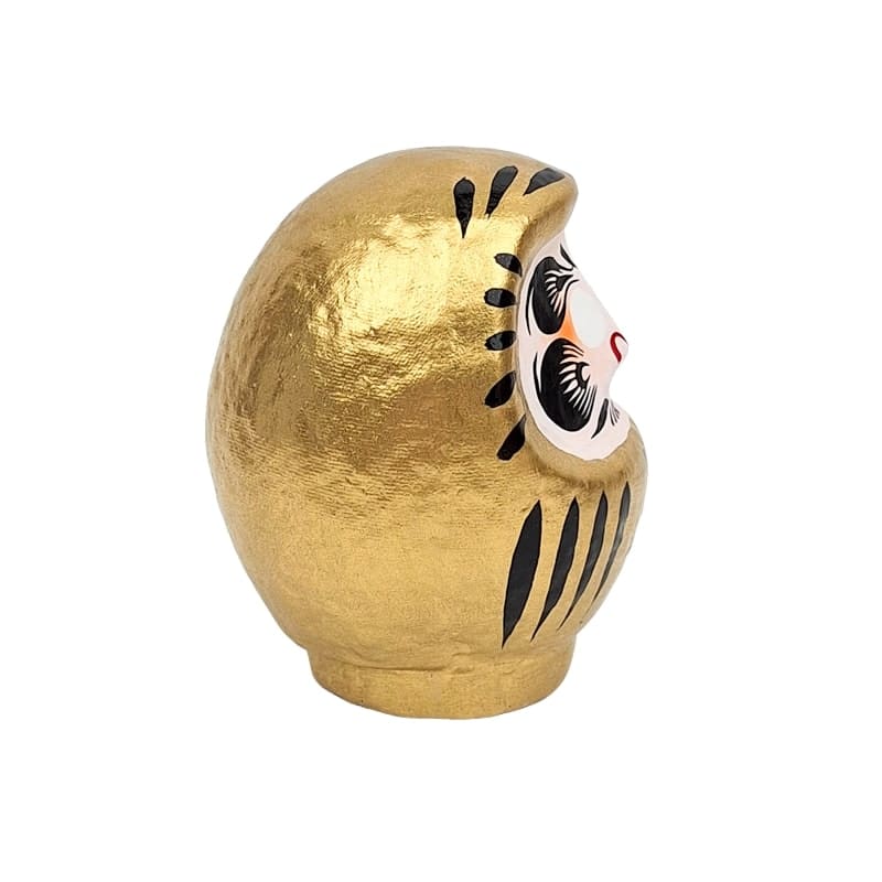 Japansk gylden daruma - 9 til 15 cm