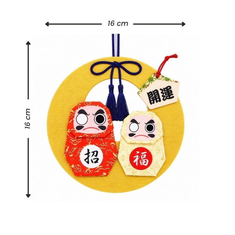 Japansk Hobbykit til Hængedekoration - Daruma