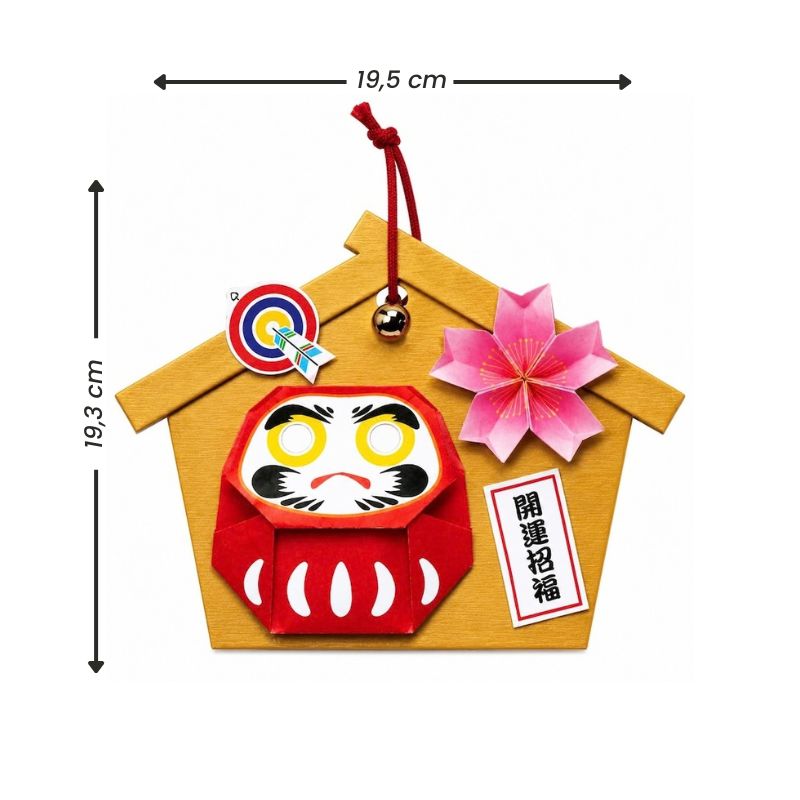 Japansk Hobbykit til Hængedekoration - Ema & Daruma