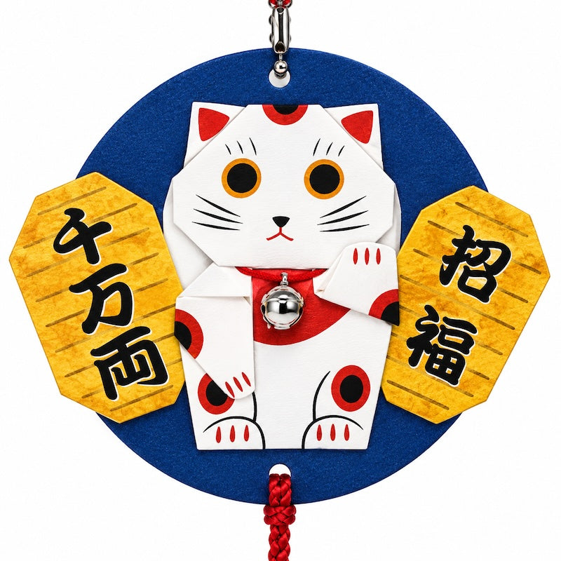 Japansk Hobbykit til Hængedekoration - Maneki Neko