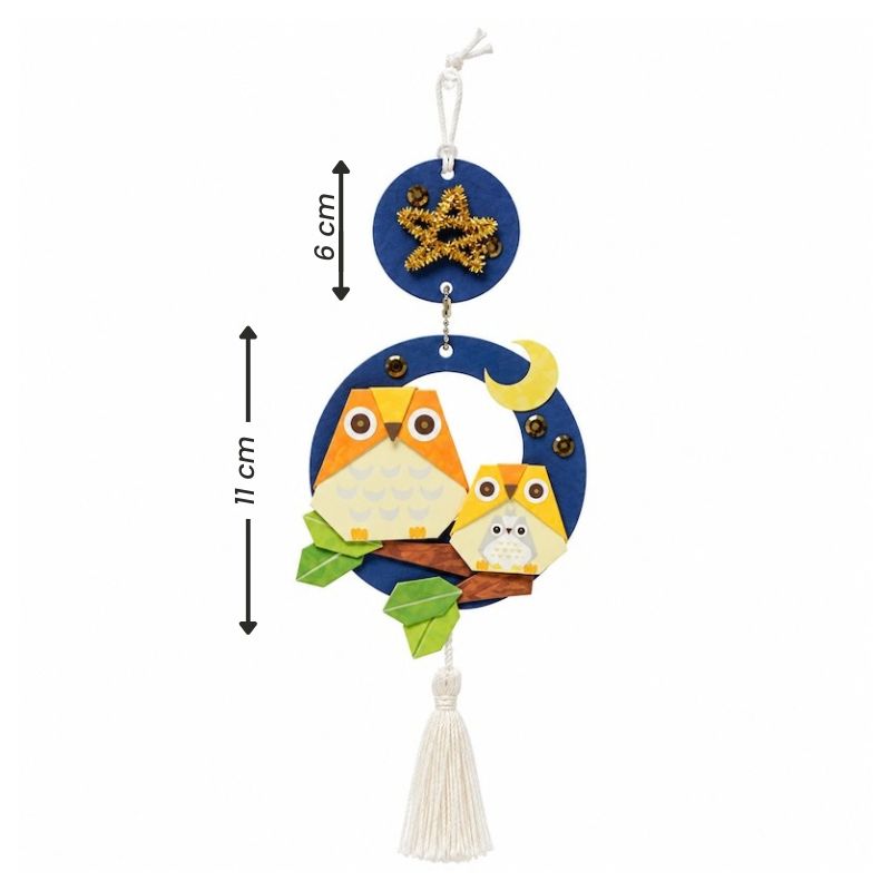 Japansk Hobbykit til Hængedekoration - Ugler