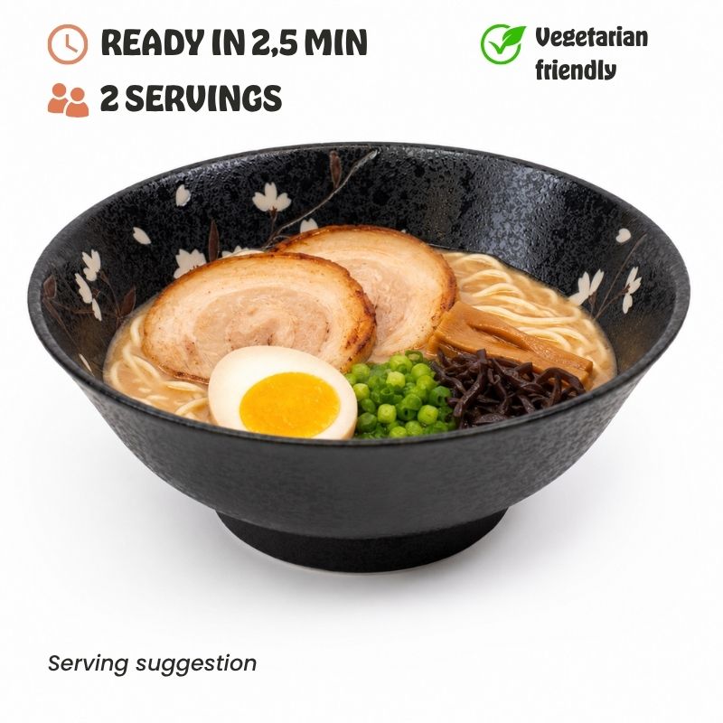 Japansk Instant Ramen - Kyushu Tonkotsu