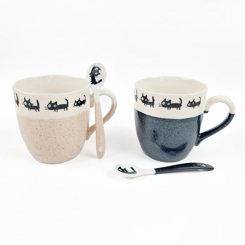 Japansk kaffeske Sort kat