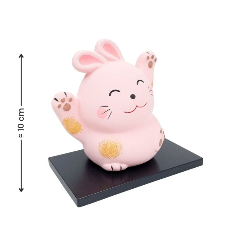 Japansk kaninfigur med positiv energi