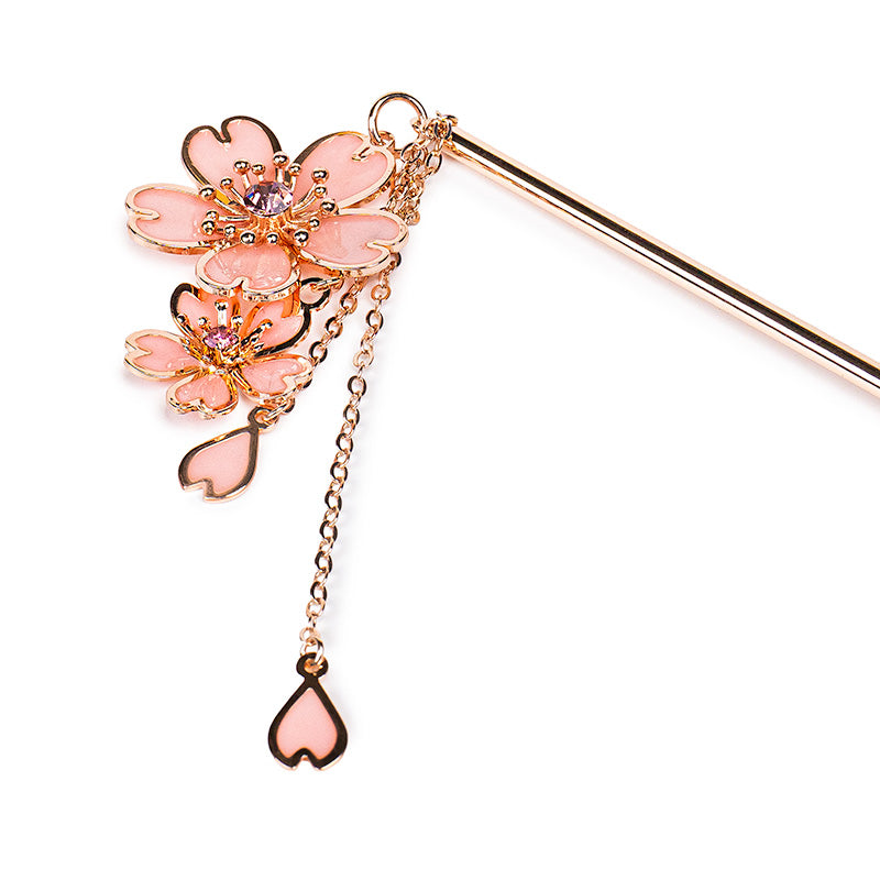 Japansk Kanzashi - Sakura Blomster