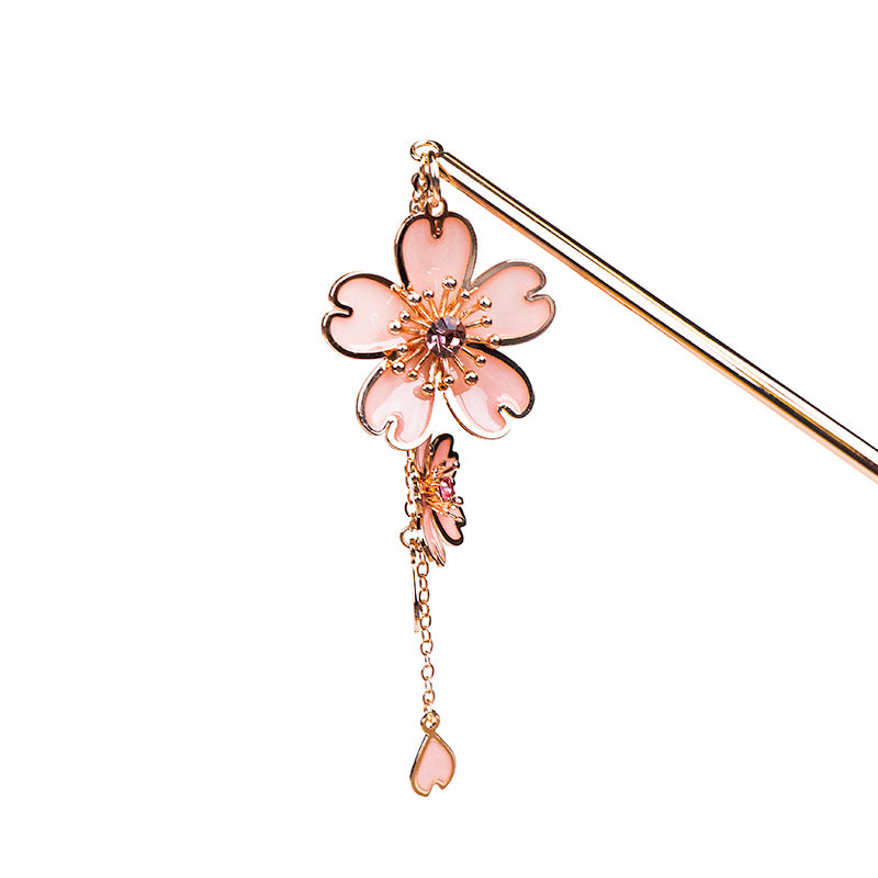 Japansk Kanzashi - Sakura Blomster