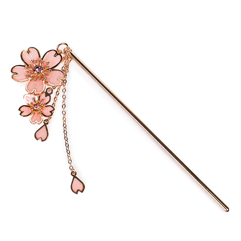 Japansk Kanzashi - Sakura Blomster