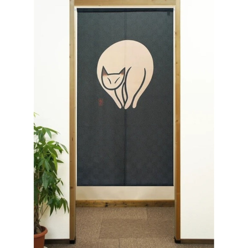 Japansk katteforhæng 85 x 150 cm