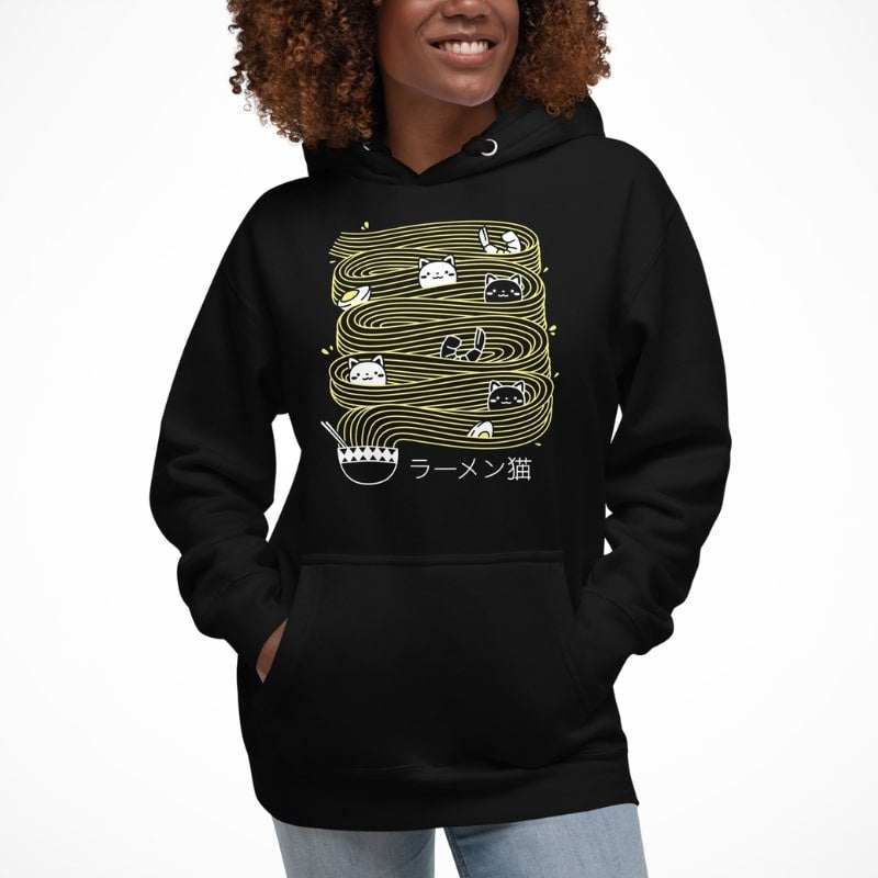 Japansk Kawaii Ramen-sweatshirt
