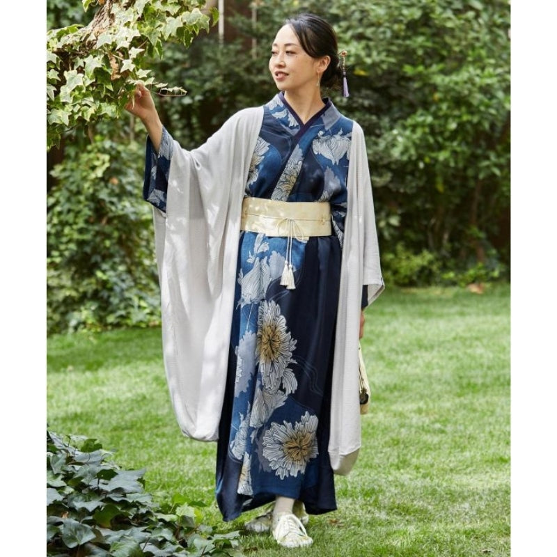 Japansk kimono-kjole Én størrelse