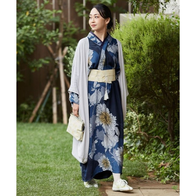 Japansk kimono-kjole Én størrelse