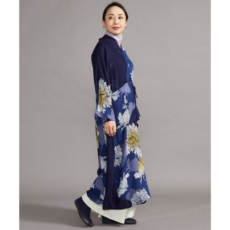 Japansk kimono-kjole Én størrelse
