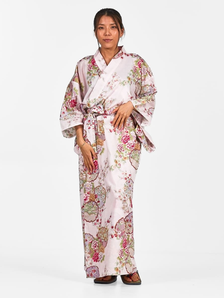 Japansk kimono Maru Mon til kvinder Én størrelse
