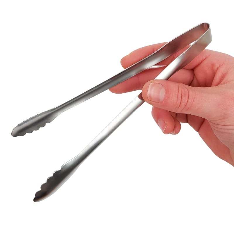 Japansk køkkentang i rustfrit stål - 18 cm