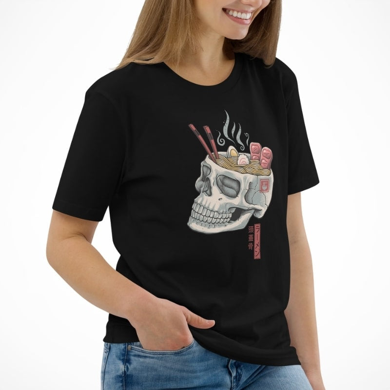 Japansk kranie Ramen T-shirt