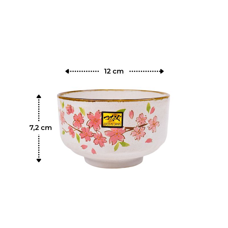 Japansk Matcha Skål - Kirsebærblomst