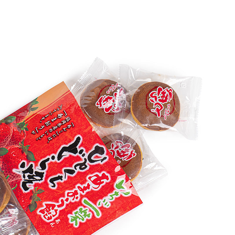 Japansk Mini Dorayaki - Jordbær