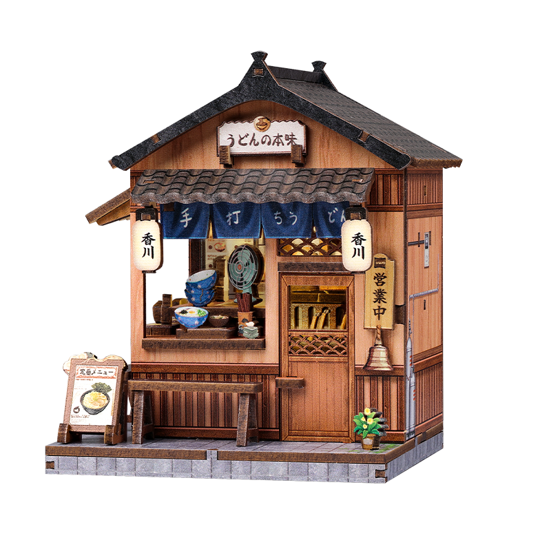 Japansk mini-træhus byggesæt Kagawa Udon House