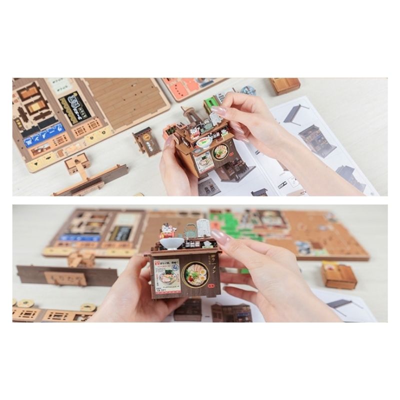 Japansk miniaturehus byggesæt i træ Morita-Ya