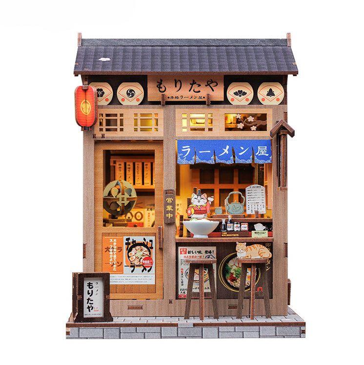 Japansk miniaturehus byggesæt i træ Morita-Ya