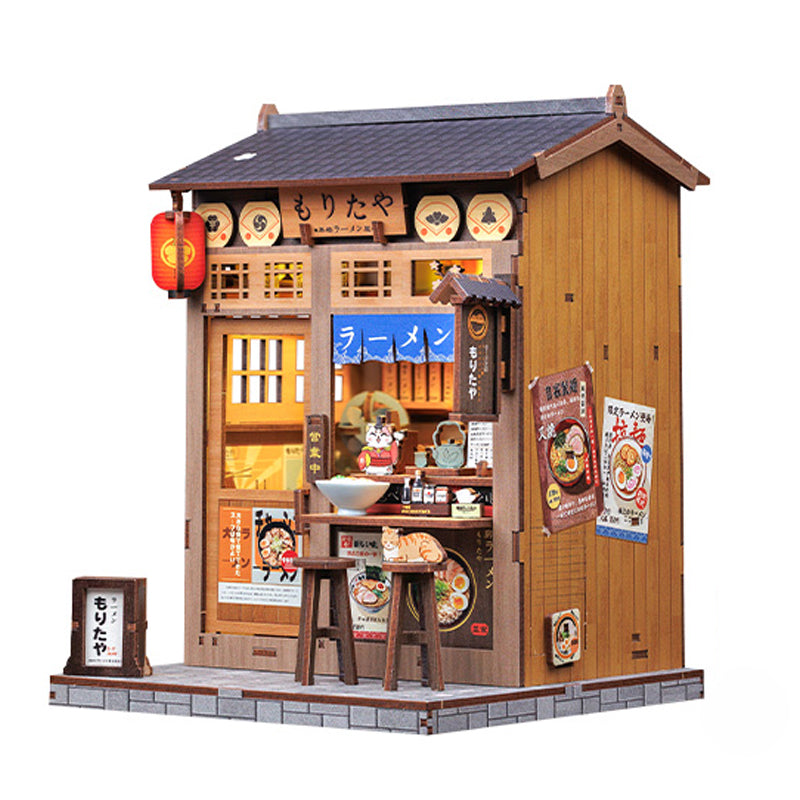 Japansk miniaturehus byggesæt i træ Morita-Ya
