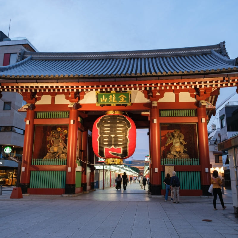 Japansk miniaturemodel - Asakusa