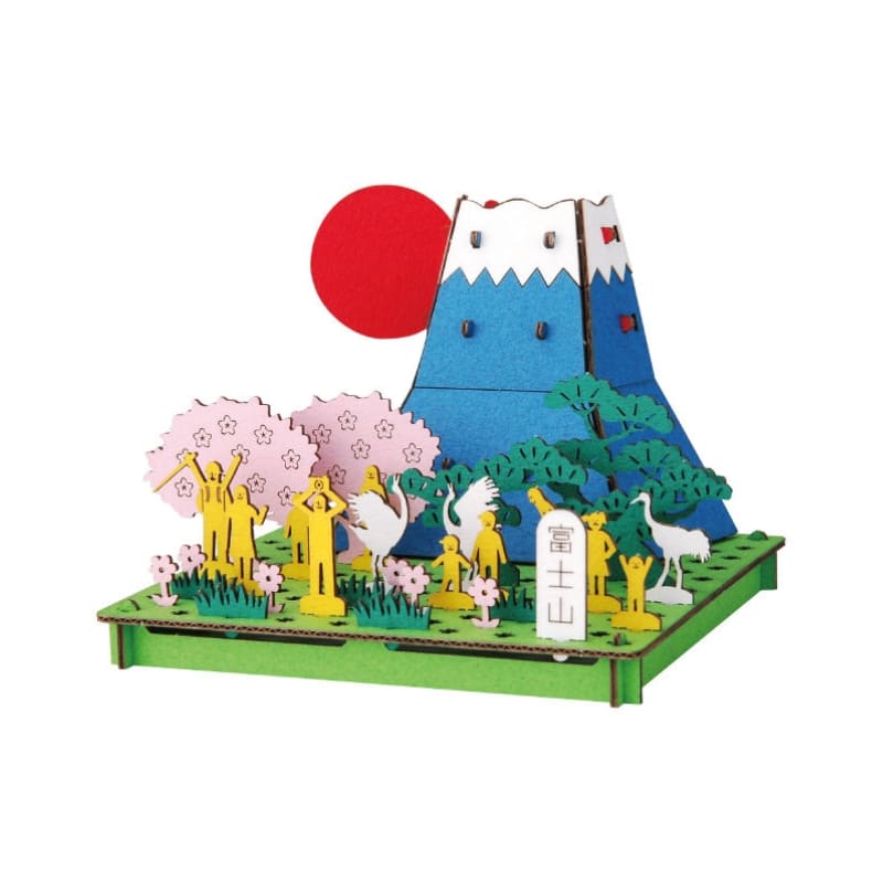 Japansk miniaturemodel - Fuji-bjerget