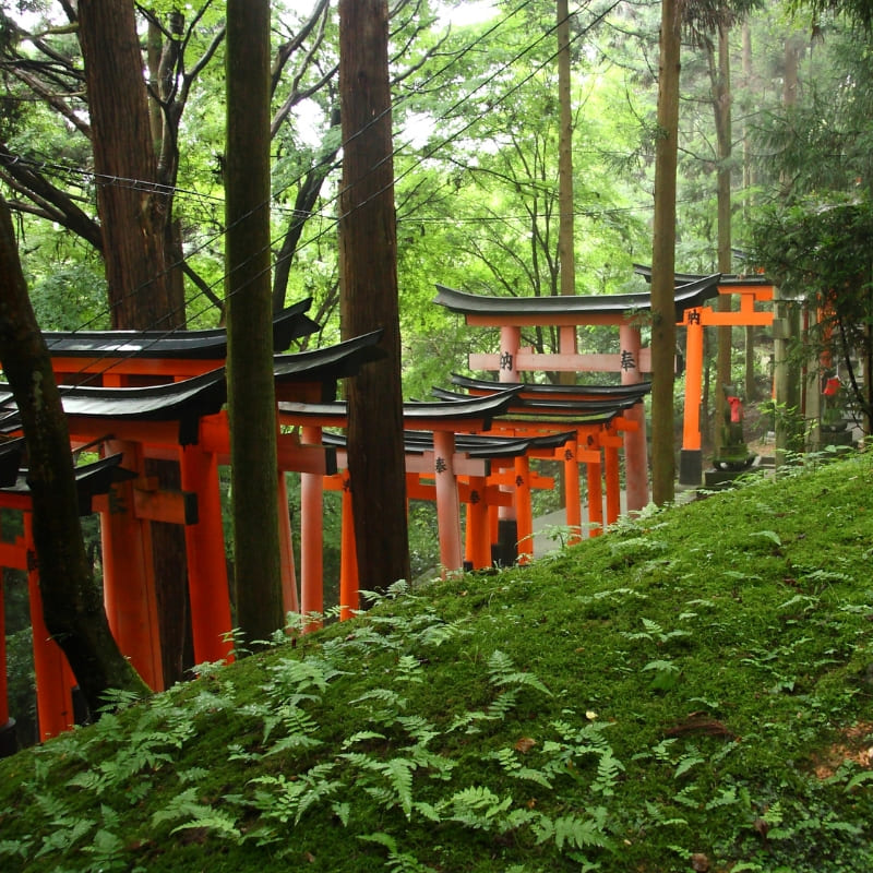 Japansk miniaturemodel - Fushimi Inari-helligdommen