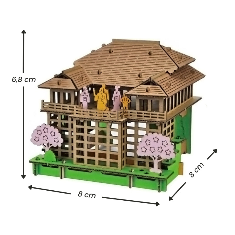 Japansk miniaturemodel - Kiyomizu-dera tempel