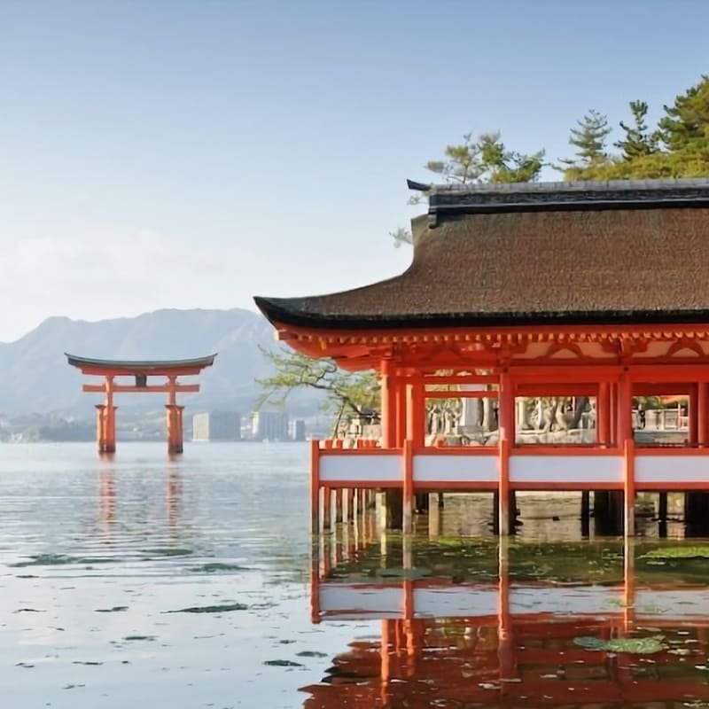 Japansk miniaturemodel - Miyajima