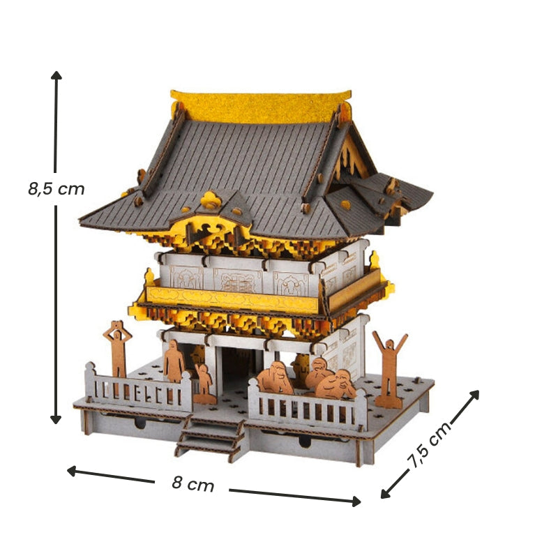 Japansk miniaturemodel - Nikkō Tōshō-gū helligdom