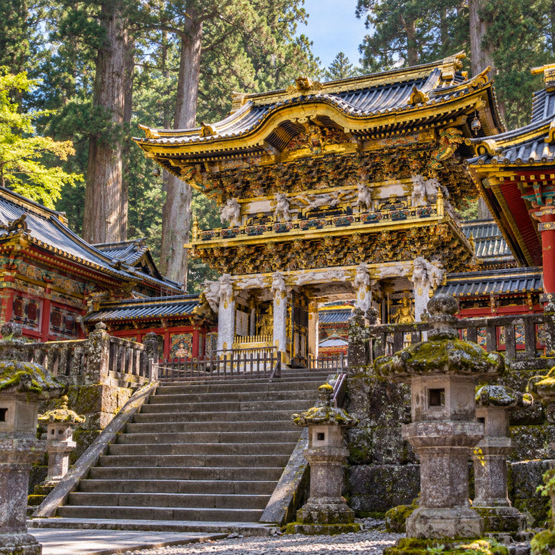 Japansk miniaturemodel - Nikkō Tōshō-gū helligdom