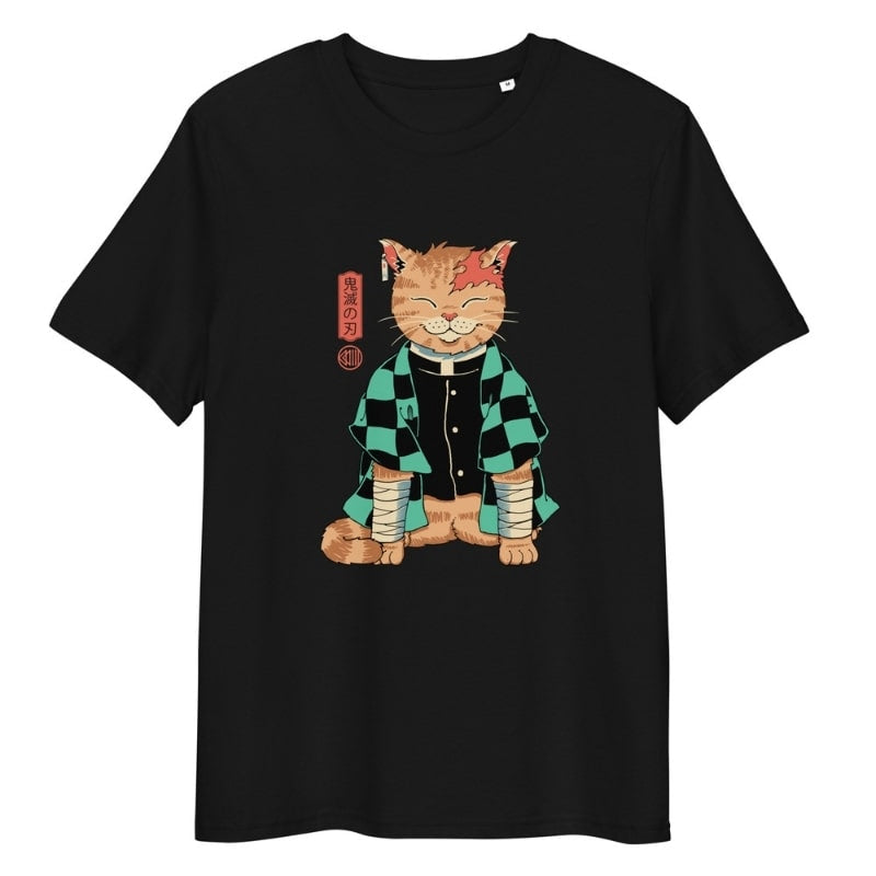 Japansk Neko Slayer T-shirt S / Sort