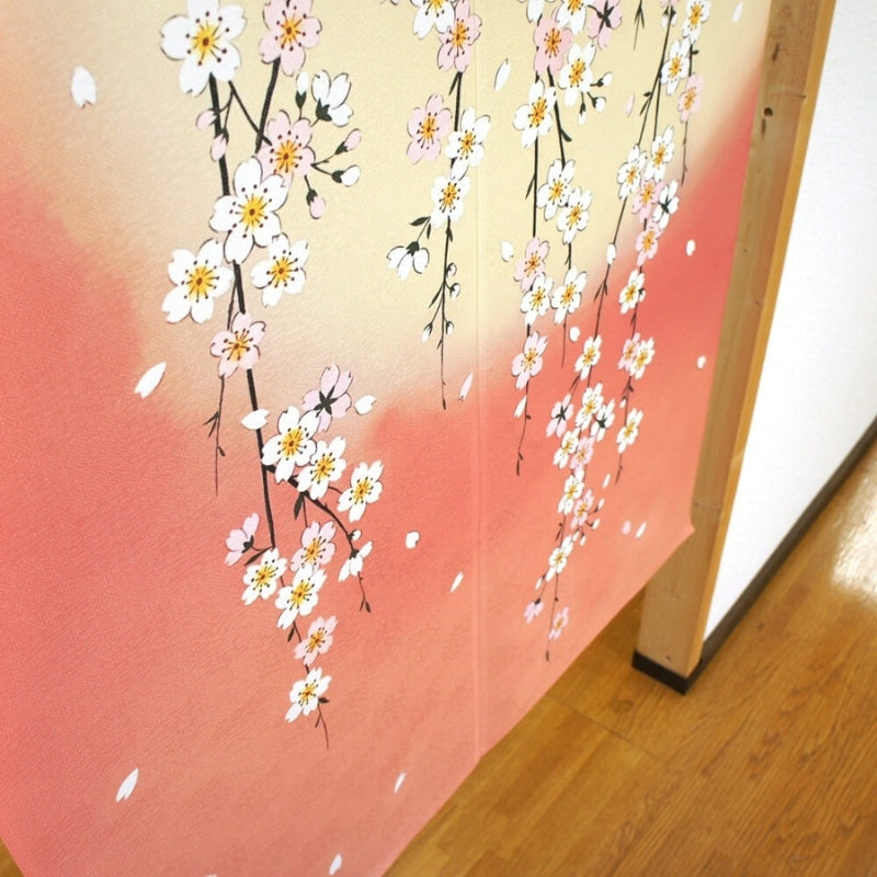 Japansk Noren-kirsebærblomst 85 x 150 cm
