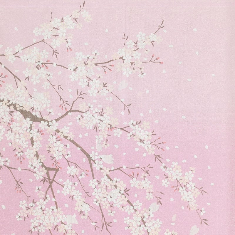 Japansk Noren Sakura Usagi 85 x 150 cm