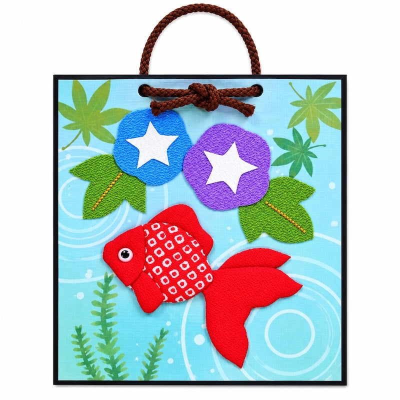 Japansk Oshie-hobbykit med Stof - Guldfisk