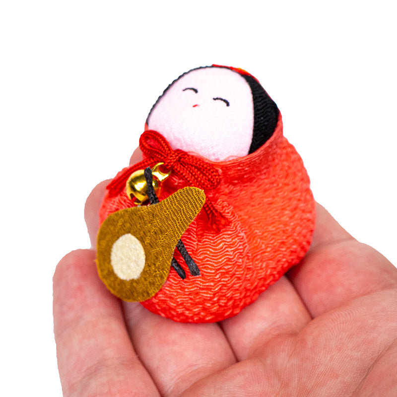 Japansk Otedama-Dukke Chirimen Benten