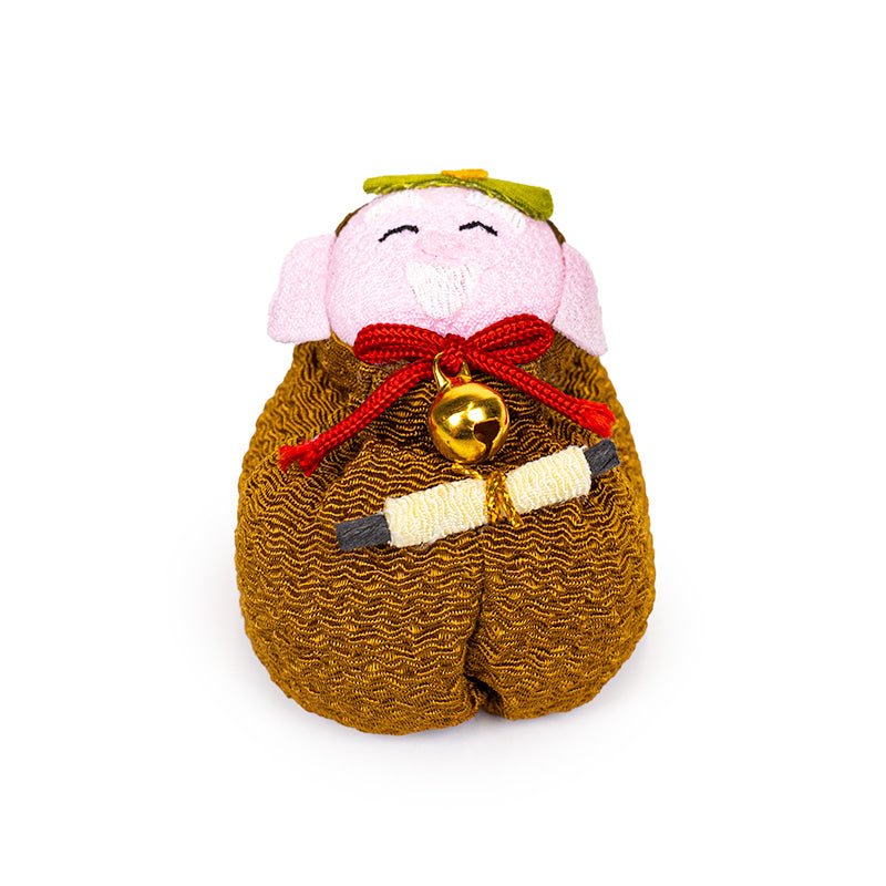 Japansk Otedama-Dukke Chirimen Jurojin