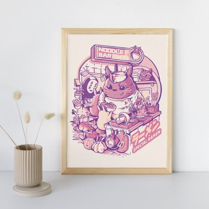 Japansk plakat Noodle Bar A3