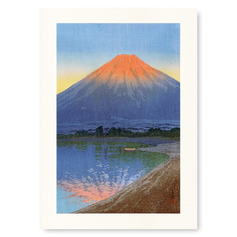 Japansk plakat Yamanaka-søen A3
