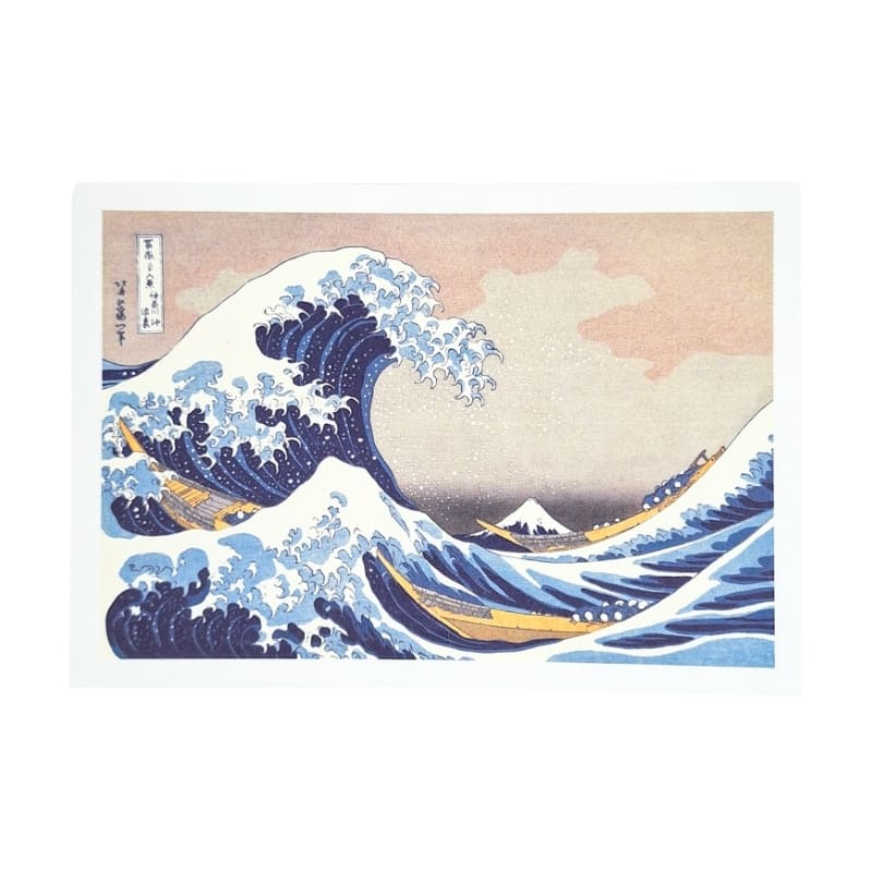 Japansk postkortbølge af Kanagawa