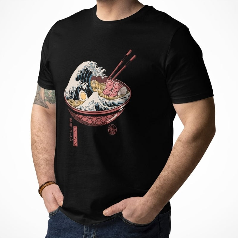 Japansk Ramen Kanagawa T-shirt