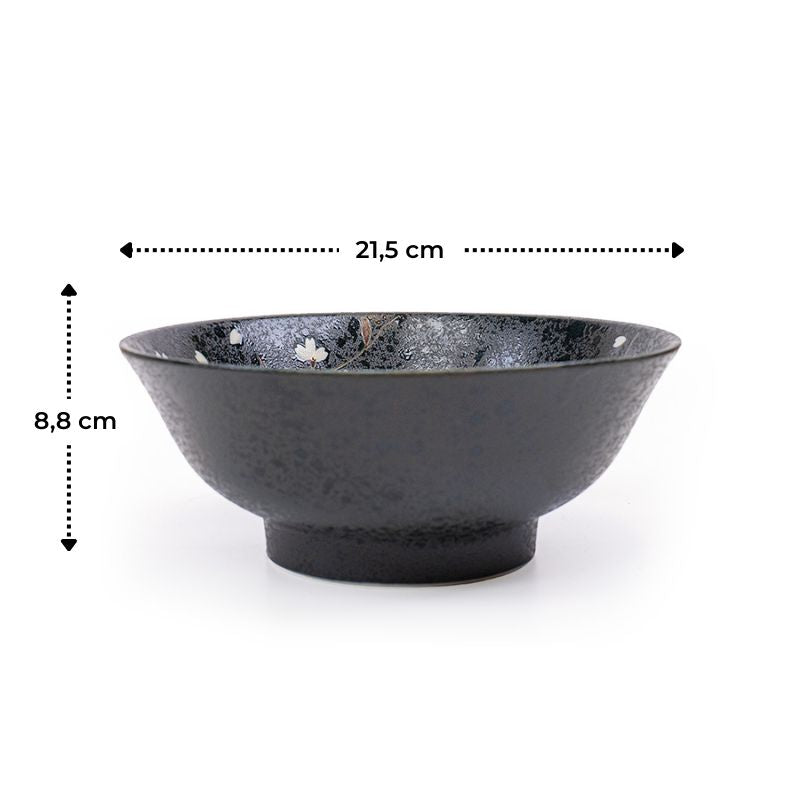Japansk Ramen Skål - Kuro Sakura