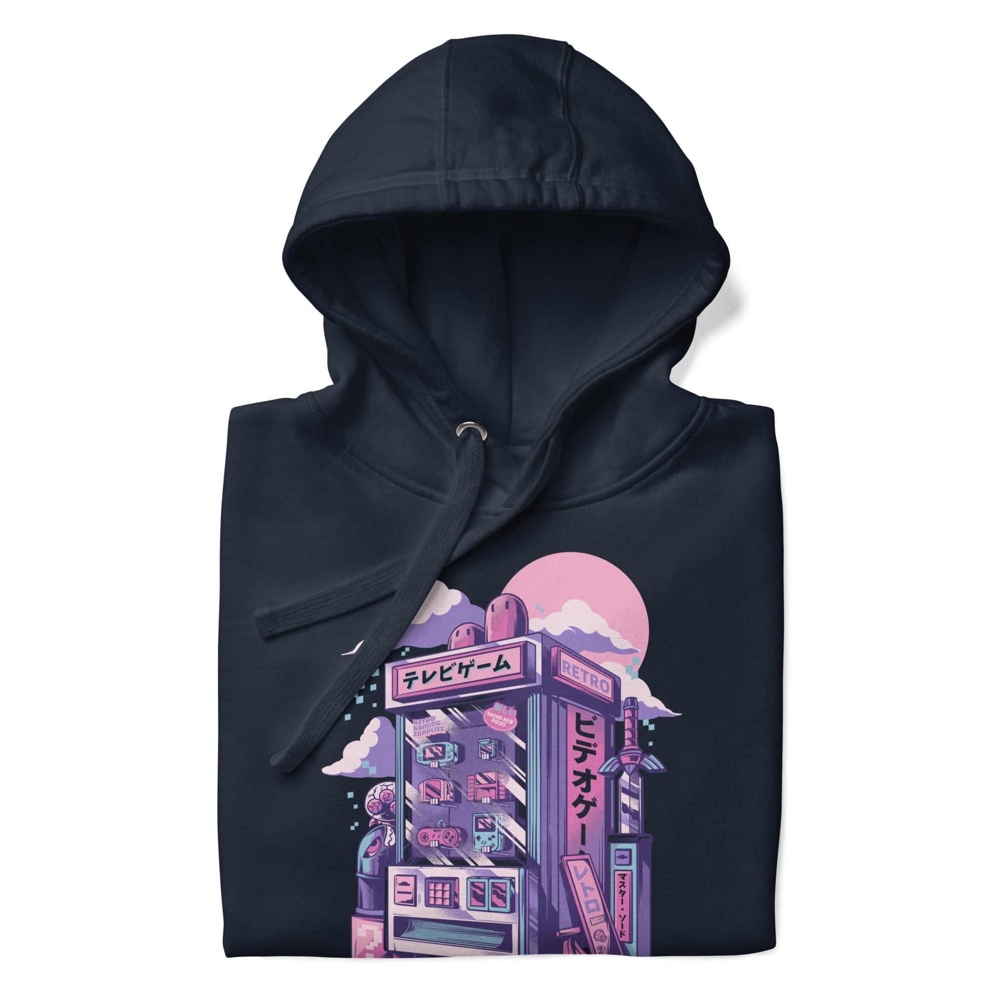 Japansk retro gaming-sweatshirt