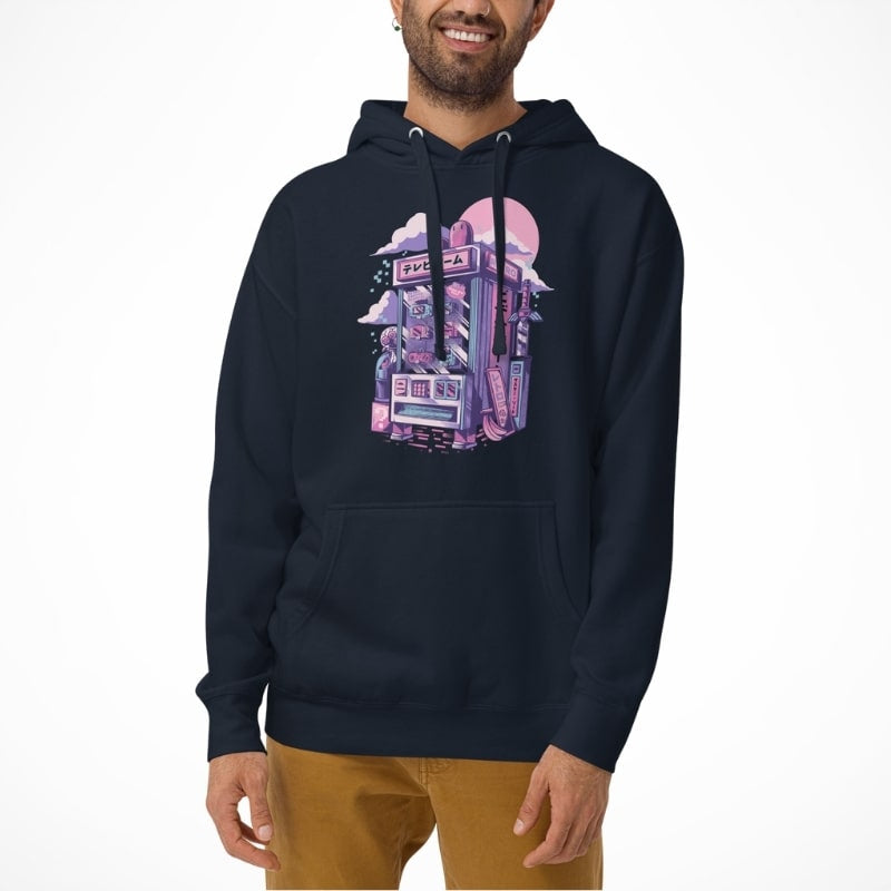 Japansk retro gaming-sweatshirt