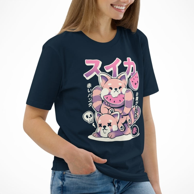 Japansk rød panda T-shirt