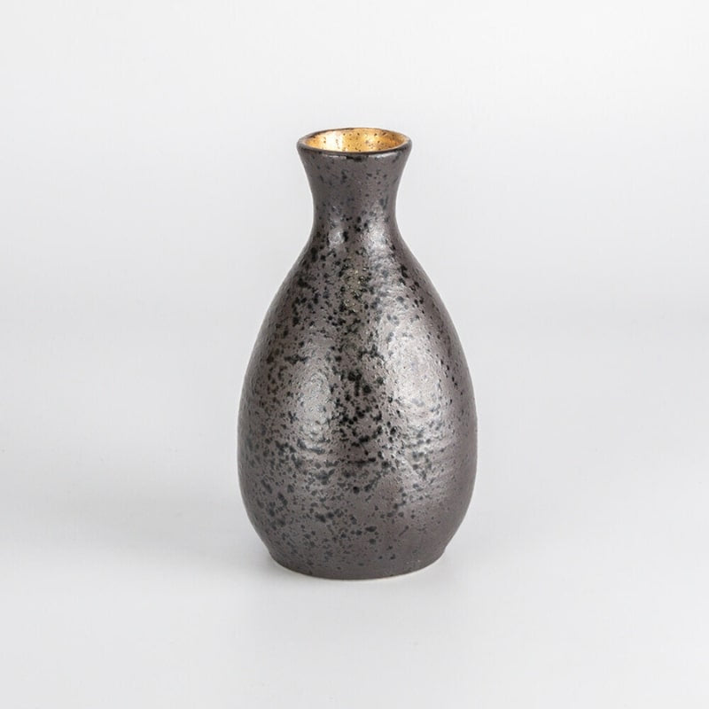 Japansk sake-sæt i guld