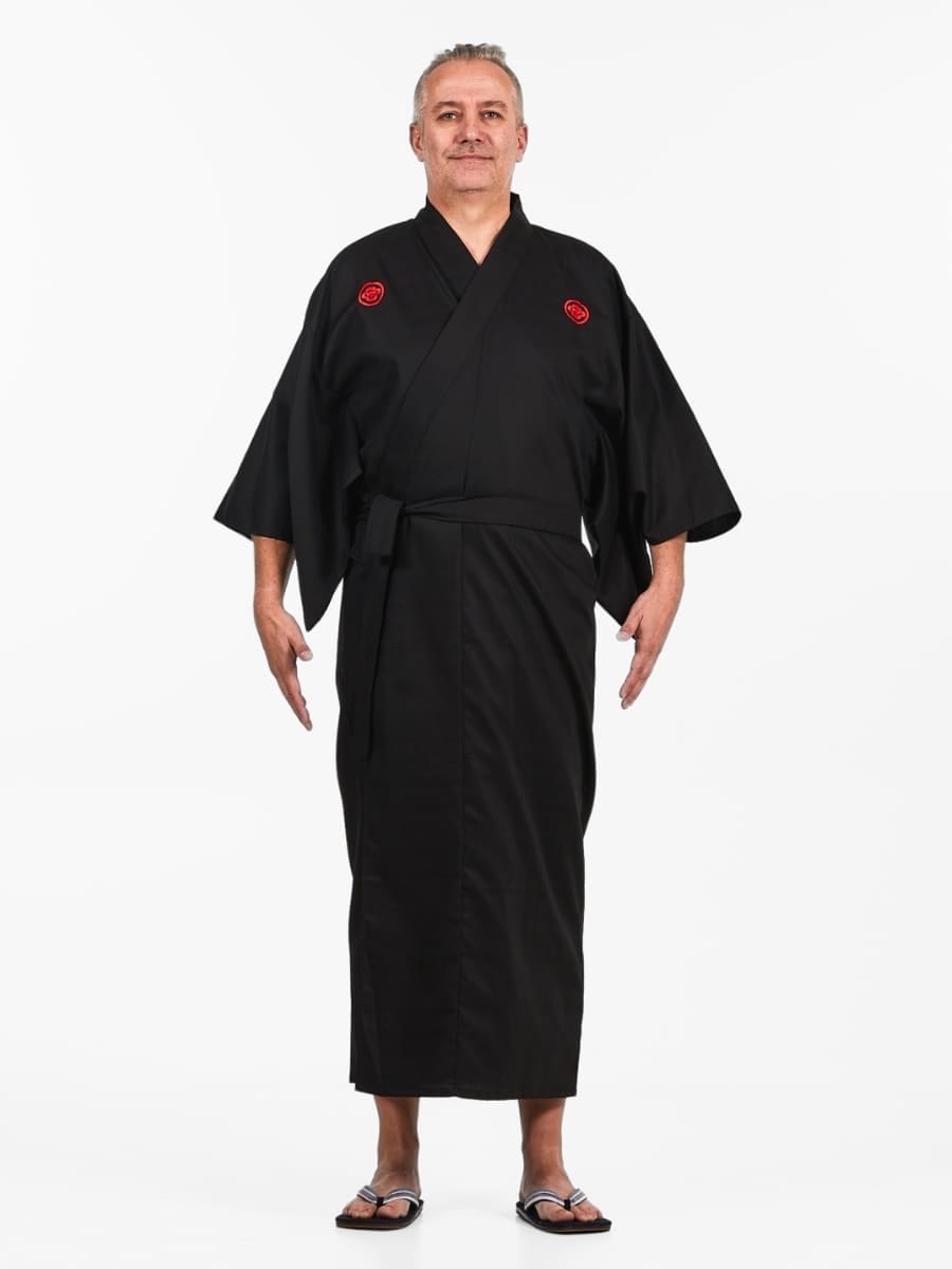 Japansk samurai-kimono til mænd Én størrelse