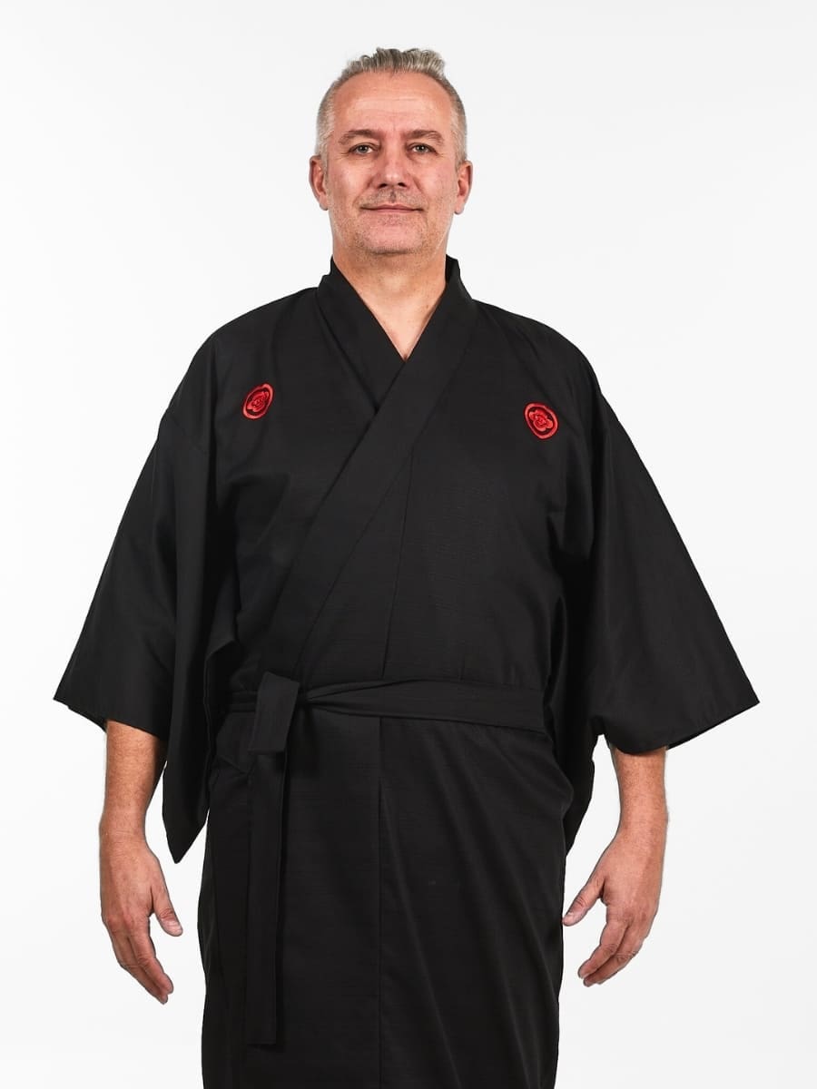 Japansk samurai-kimono til mænd Én størrelse