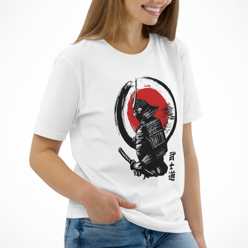 Japansk samurai T-shirt